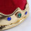Modisches Haustier-Outfit-Set mit Kronenhut,-Rot M 7