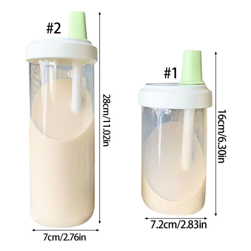 Extra Large Water Bottle Leak Proof Straw-P 850ml plastic cup 1