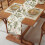 Tischdecke mit Blumenmuster, maschinenwaschbar,-A 6