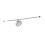 Telescoping Car Flag Poles Suction Mount-Silver with 1.2m fla 1