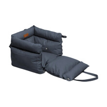 Comfortable Dog Car Seat Bed with Shock Absorbing-Navy blue
