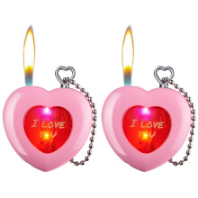 2 Pack Pink Torch Lighter, Windproof Adjustable Refillable Butane Flame for BBQ and Candles