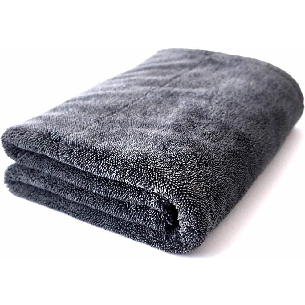 Large 1200Gsm Microfiber Car Drying Towel 22X31 Super Absorbent Edgeless Scratch Streak 9073542184058
