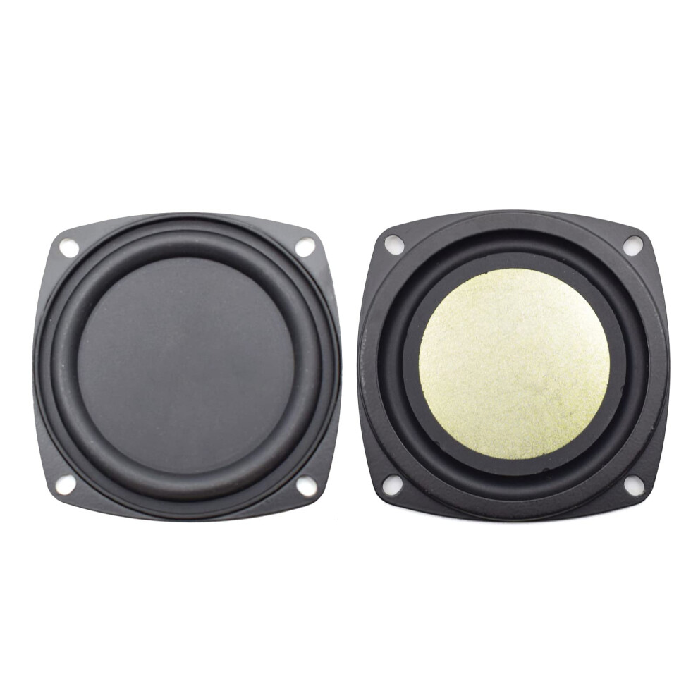 2Pcs 3 Inch Passive Radiator Speaker With Durable Rubber Surround For Enhanced Bass Output And Diy Replacement 9771547036289
