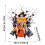 Décorations d'halloween, ornement-Orne de citrouille squelette 3
