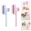 Peigne à poux pour chats et chiens, brosse avec bouton de 2
