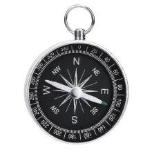 Mini Metal Compass Outdoor Hiking Camping Watch Style Vintage Keyring