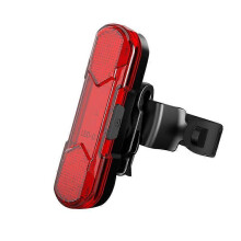 (red) Bike Tail Light Bicycle USB Rechargeable LED Rear Lamp Flashing Wraning N