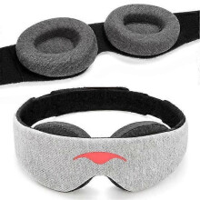 Manta Sleep Mask - Light-blocking Eye Mask - Zero Eye Pressure - Adjustable Eye Mask