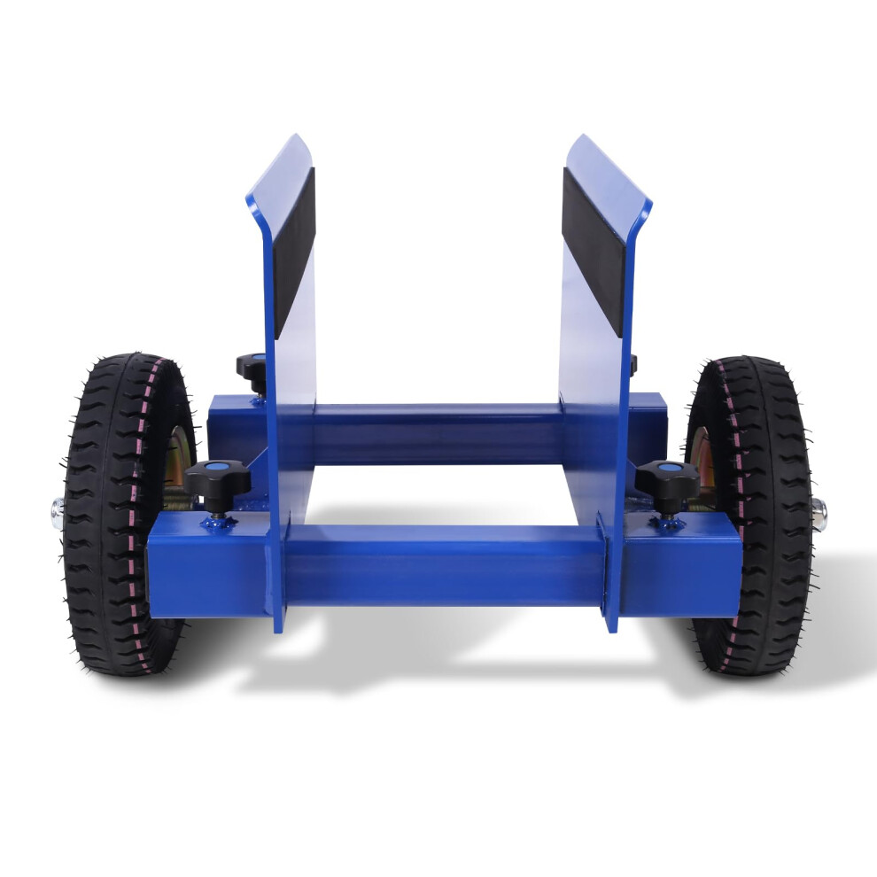 Heavy Duty Panel Dolly, 550 Lbs, Adjustable Clamp, Pneumatic Tires For Drywall, Doors, Plywood 9771547036418
