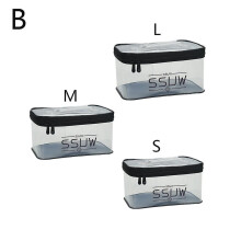 (Transparent) Fishing Box Accessories Storage Box Fishing Gear Accessories Thickened Toolbo
