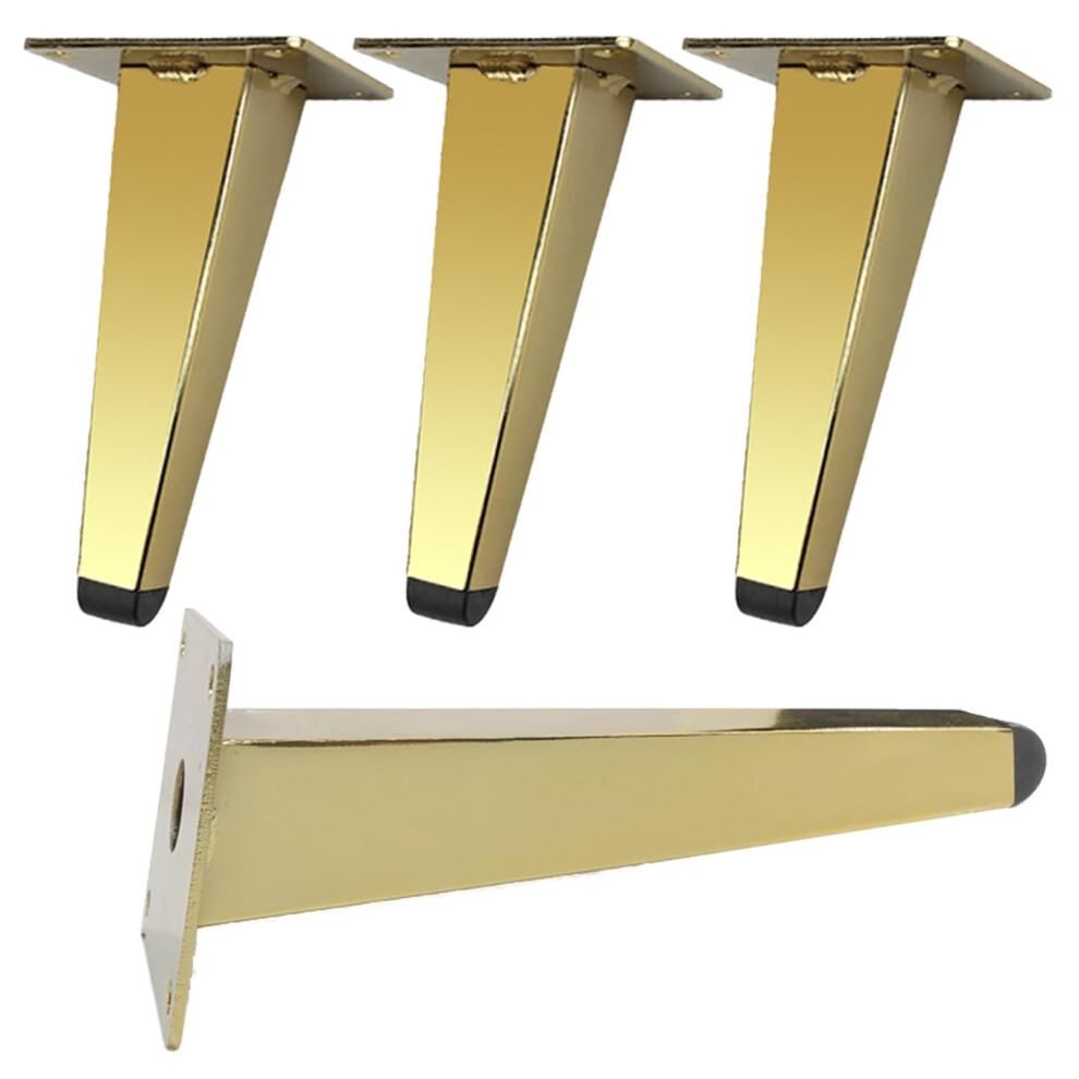 4Pcs Heavy Duty Iron Furniture Legs 17Cm, Tapered Metal Table Legs With 500Kg Load And AntiâSlip Base For Tv Cabinet Or Coffee Table 9771547036500