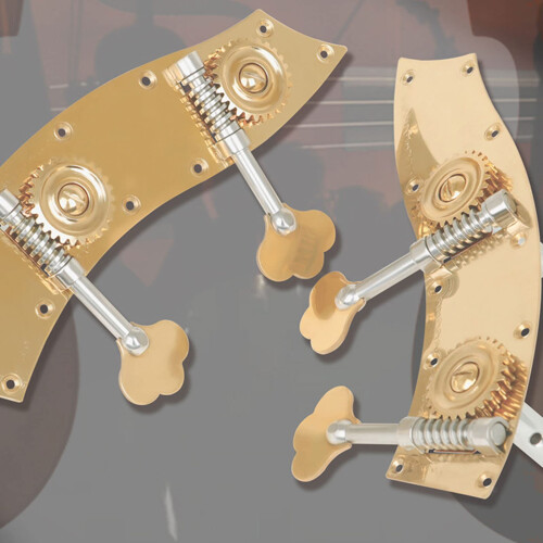 Double Bass Tuning Pegs with Durable Metal Construction for Precise Tuning and Quick Head Replacement 1