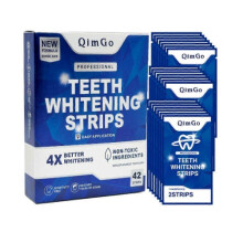 (42 Strips) Professional Tooth Whitening Strips Mild & Natural Teeth Care Product for Enamel Safe Stain Removal - Perfect for Daily Use