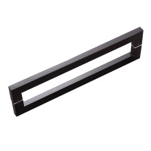 Modern Door Handle DoubleSided Push Pull Durable Stainless Steel Square Design for Barn Sliding Door