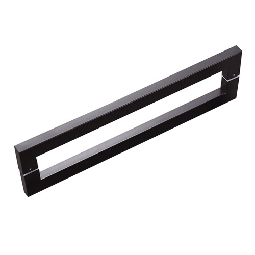 Modern Door Handle DoubleSided Push Pull Durable Stainless Steel Square Design for Barn Sliding Door
