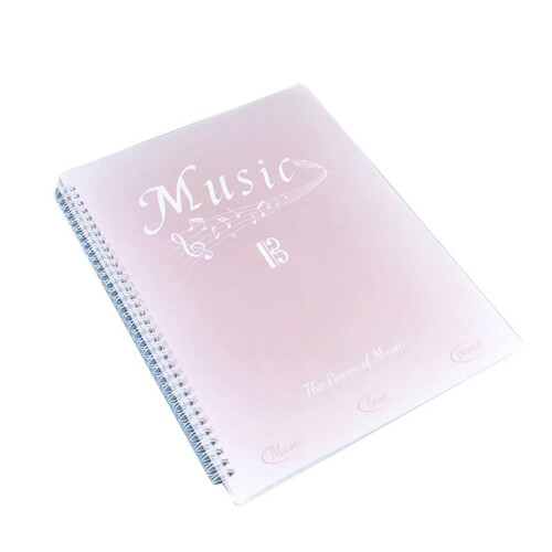 Sheet Music Folder, 40 Pages, Sheet Music/Holder,Fits Letter Size A4, Choir Folder,Gradient