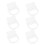 6pcs Plastic Roller Blind Handle Set for Cordless Blackout Window Shades, Easy Installation and Smooth Control 1