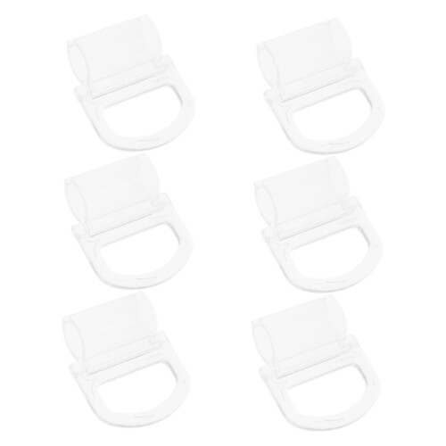 6pcs Plastic Roller Blind Handle Set for Cordless Blackout Window Shades, Easy Installation and Smooth Control