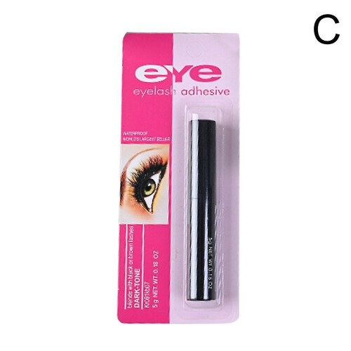 (Red) False Eyelash Glue Waterproof Black White Transparent Quick Dry Eyelashes
