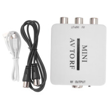 RCA / ein / V Composite Video Kabel auf RF / Koaxial / Koaxial Konverter -Kompatibler Modulator TV