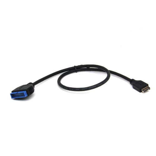 30cm USB 3.1 Tipo-E Macho una IDC20P Cable Adaptador Macho Cable de ExtensióN de 20 Pines para Placa Base de Computadora