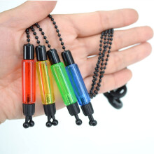 Fishing Bite Alarm with Flexible Chain, Durable Coated Iron Fish Bite Indicator, Red 33CM Lightweight Accessory