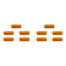 10X Gold Aluminum Clad Power Resistor Resistance 100W, 10 Ohm 10R
