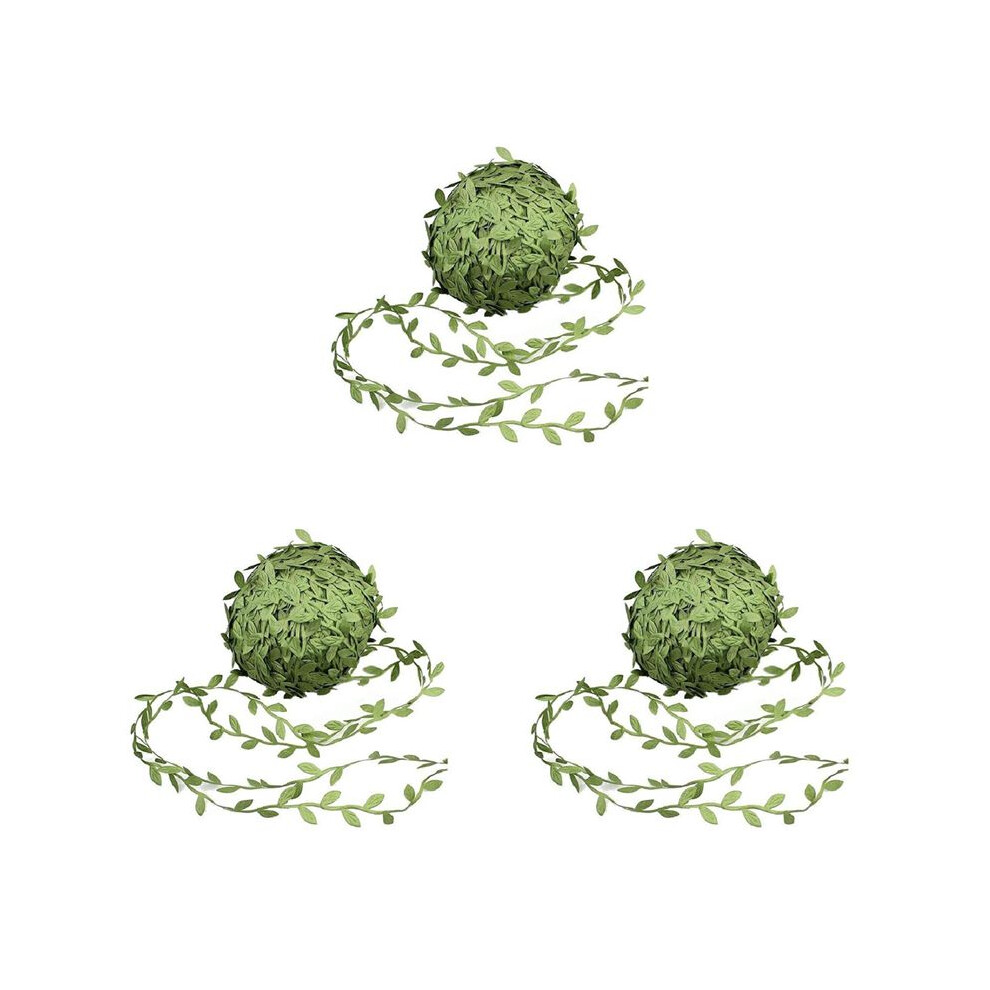 3X Artificial Vines 40 M Fake Hanging Plants Silk Ivy Artificial Leaf Garlands Simulation Foliage Rattan Green Leaves 6031529080604
