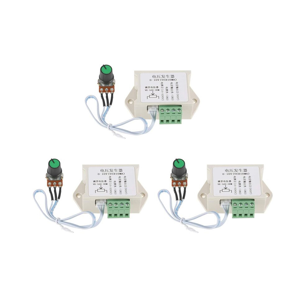 3X Voltage Generator Module 0-10V 10Ma Adjustable Analog Voltage Signal Generator Used For Plc Mcu 6031170349914