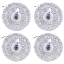 4X Plafoniera un Led Modulo Sorgente Luminosa 36W Rotonda Ad Alta Luminosità Illuminazione Plafoniera per Interni Bianco Freddo