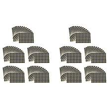 10set 19mm Circles Round Code Stickers Self Adhesive Sticky Labels Black