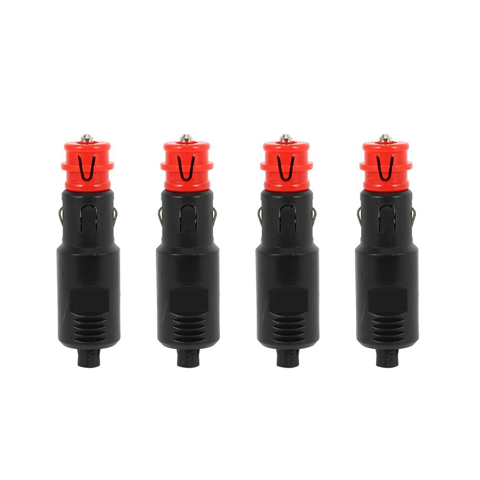 4X 12V Car Cigarette Lighter Socket Power Plug Connection Male Adaptor 6031861918184
