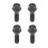 40Pcs Schwarz Wheel Bolt Radmutter für  E30 E36 E46 E60 E90 36136781150 2