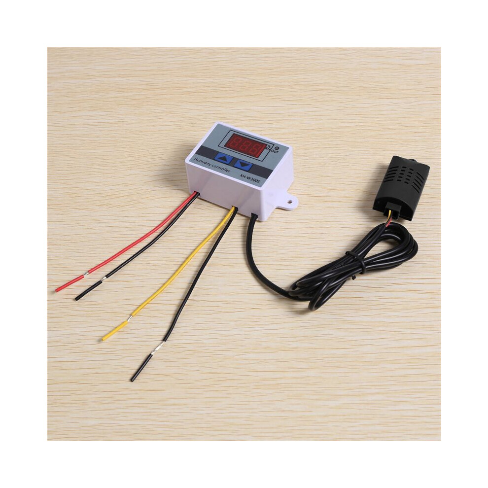 4X Digital Humidity Controller Hygrometer Humidity Control 0-99%Rh Hygrostat With Humidity Sensor Ac220v 6032923149805