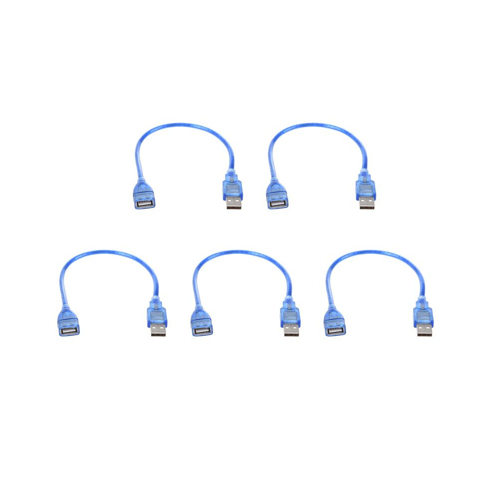 5X Short Usb 2.0 A Female To Male Extension Cable 6033107895501