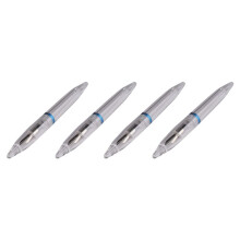 4pcs 0.5mm Nib Fountain Pen with Eyedropper High Capacity Transparent Pens Office School Supplies