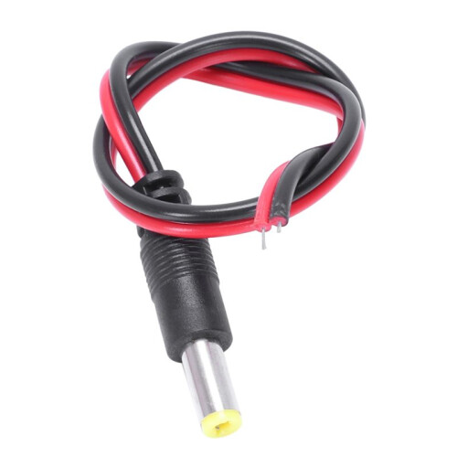 200 Pcs 5.5 X 2.1mm Male  Power Jack Plug CCTV Camera Power Connection 2