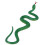6X Simulation Soft Plastic Toy Snake Simulation Snake Rubber Tip Toy - Green 3