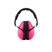 Kids Noise Cancelling Earmuffs with Comfortable Cushion Padding, Adjustable Pink Hearing Protection for Sleeping and Study