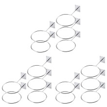 15 Pack  Halter Wand Halterung Sport Gymnastik  Aufbewahrungs Regal Organizer für Display Basketball Volleyball FußBall