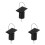 3X Wind Spinner Motor Solar Hanging Display Motor Rotating Solar  Wind Spinner Motor Rotatable Hook 1