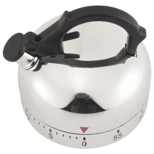 3X 60 Minute Counting Teapot Shaped Kitchen Cooking Alarm Clock Timer Mechanical 2