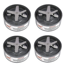 4X Extractor Blade Fit for NutriBullet 600W / Pro 900W Extctor Blade Series for NutriBullet Blender Blade
