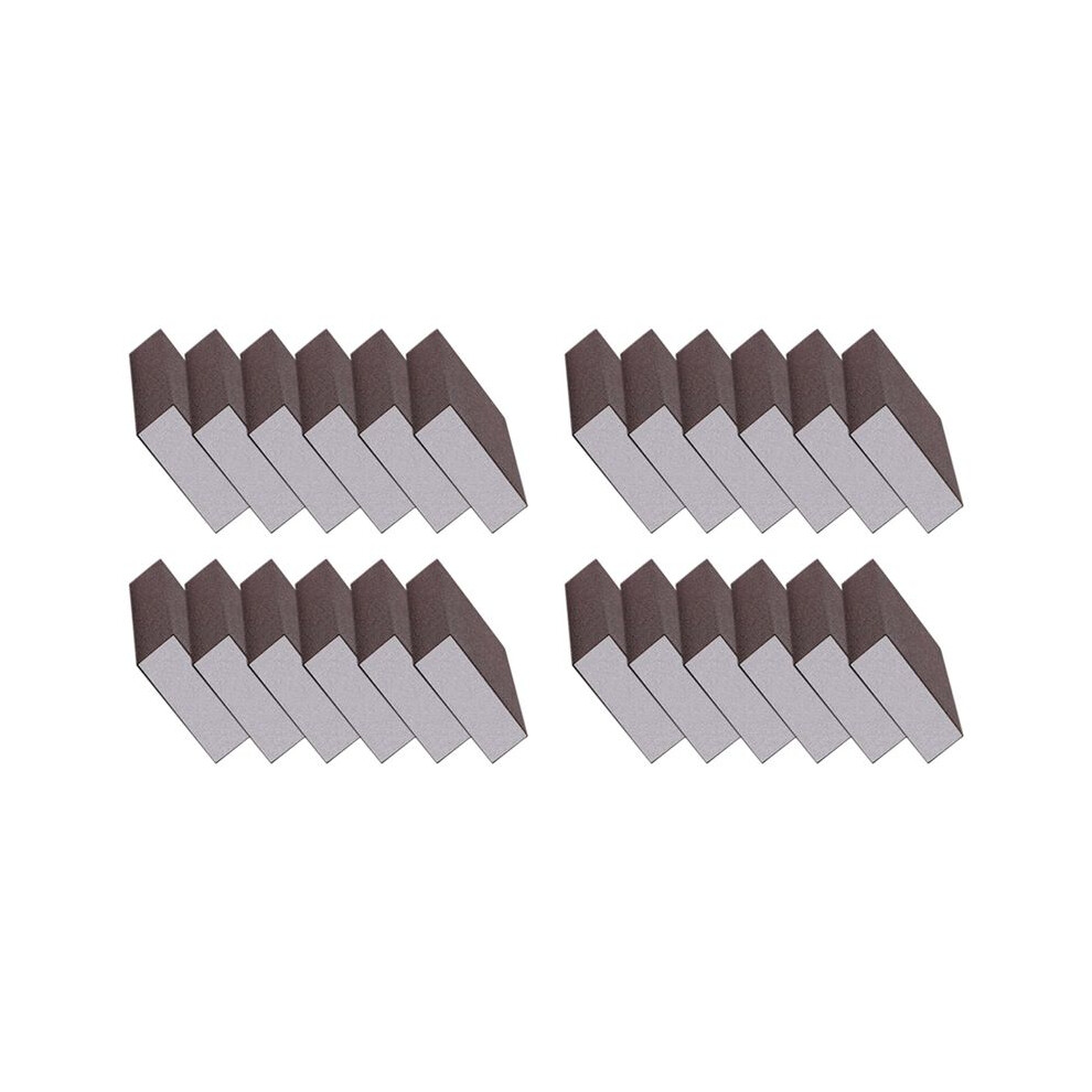 24Pcs Sanding Sponge 220 Grit Fine Sanding Blocks For Drywall Metal Wood Washable And Reusable 6031416298945