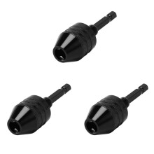 3st 0,3-8 mm 1/4 Inch Snelspanboorhouder Schroevendraaier Slagschroevendraaier Adapter Zeskantige Boorslijpmachine Snelwisseladapter Converteren -