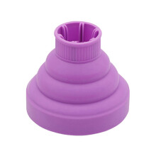 (Purple) Universal Silicone Hair Diffuser Cover -Temperature Resistant Hair Dryer Nozzle for Hair Salon Home to Use