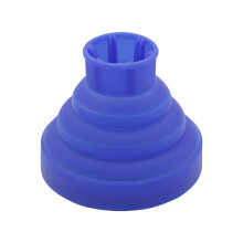 (Blue) Universal Silicone Hair Diffuser Cover -Temperature Resistant Hair Dryer Nozzle for Hair Salon Home to Use