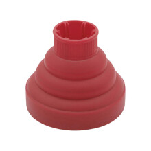 (Red) Universal Silicone Hair Diffuser Cover -Temperature Resistant Hair Dryer Nozzle for Hair Salon Home to Use