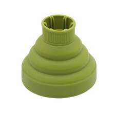 (Green) Universal Silicone Hair Diffuser Cover -Temperature Resistant Hair Dryer Nozzle for Hair Salon Home to Use